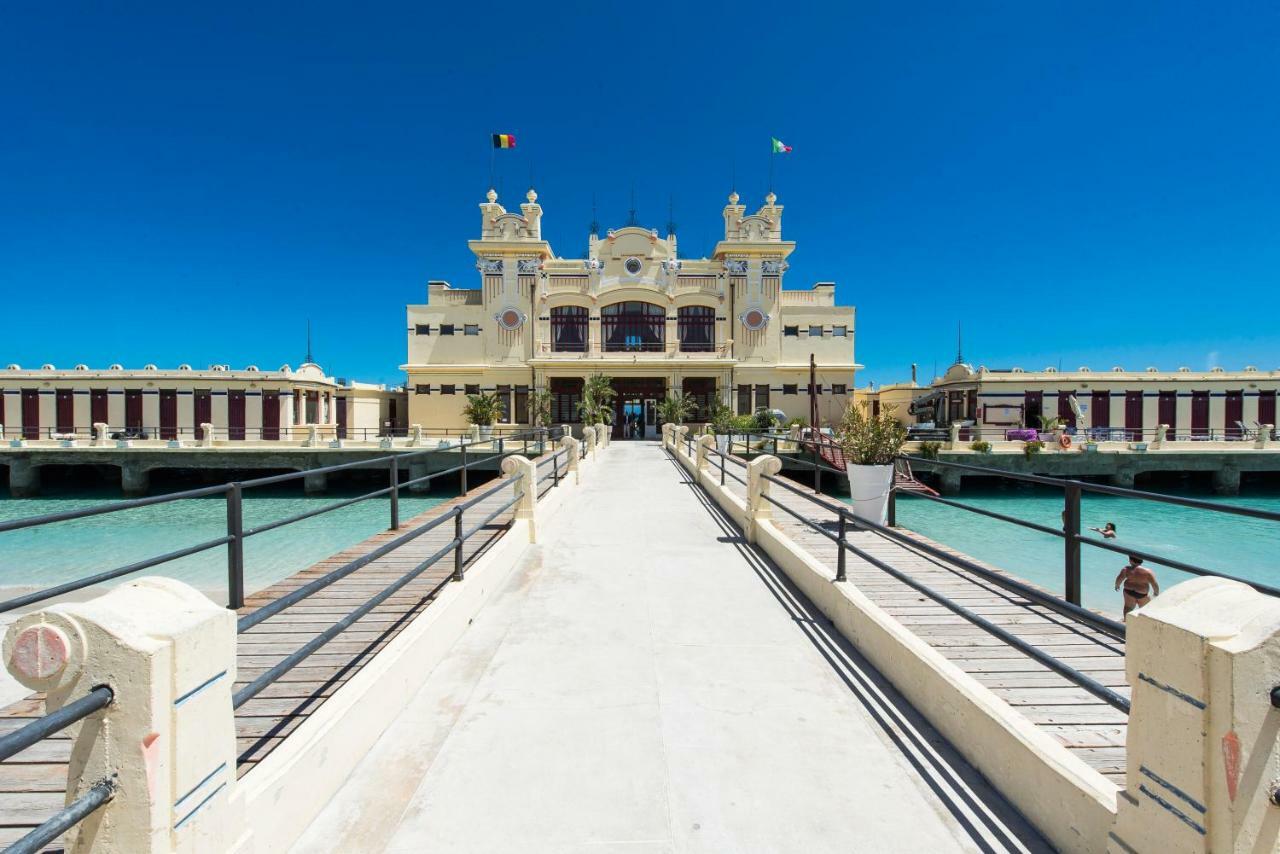 Casetta Vista Mare In Piazza A Mondello Palermo Dış mekan fotoğraf